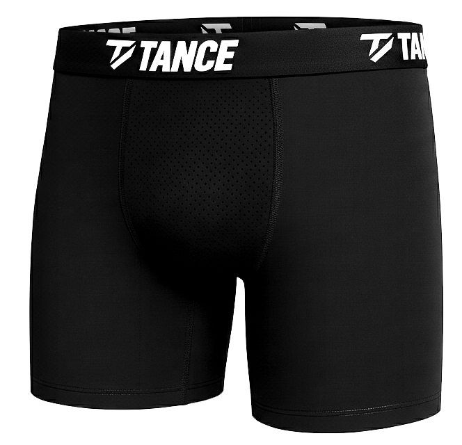 Solid Jet Black Tance Boxer